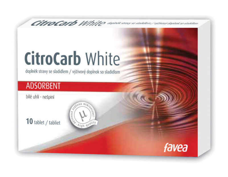 FAVEA CitroCarb White 10 tablet