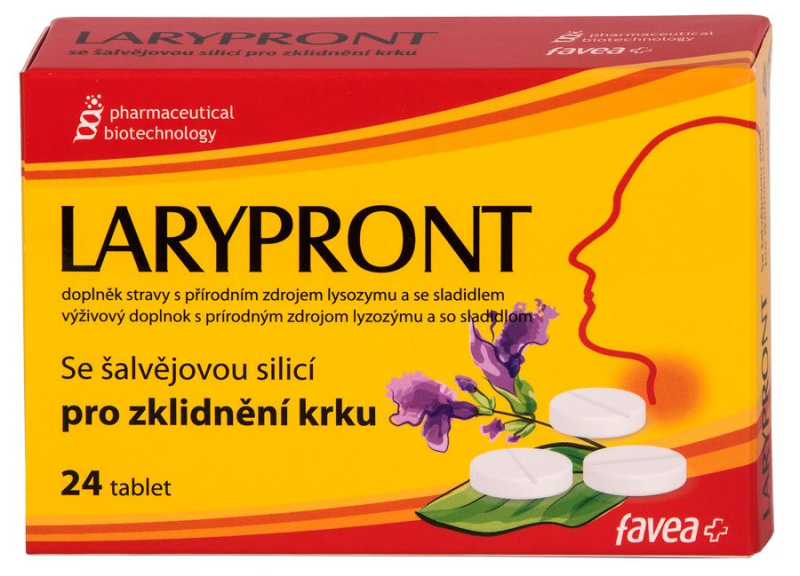 Favea Larypront se šalvějovou silicí tbl.24