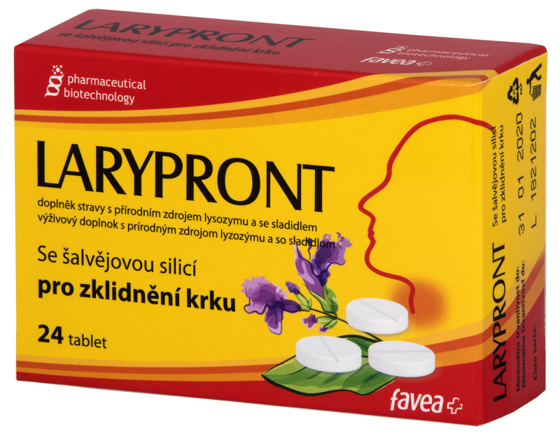Favea Larypront se šalvějovou silicí tbl.24