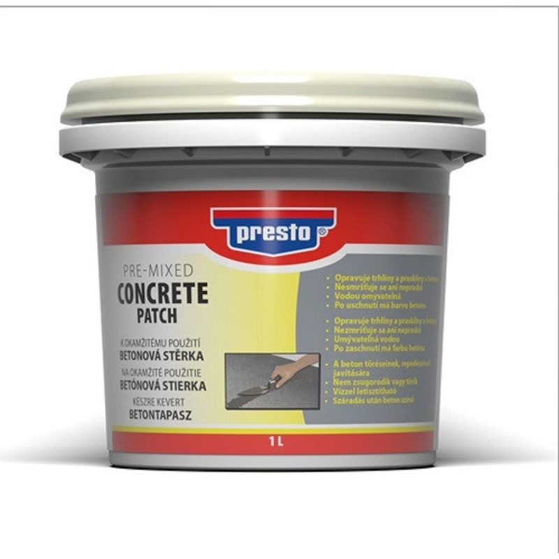 Presto Namíchaná betonová stěrka Concrete Patch, 1 l