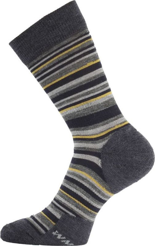 Merino ponožky LASTING Wpl šedé Velikost: (46-49) XL
