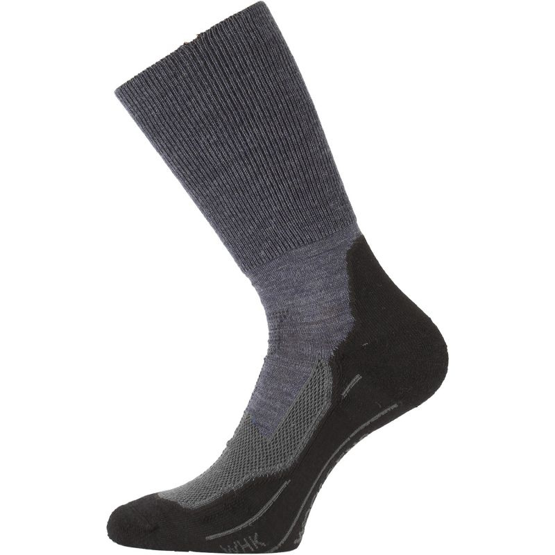 Merino ponožky LASTING Whk modré Velikost: (38-41) M