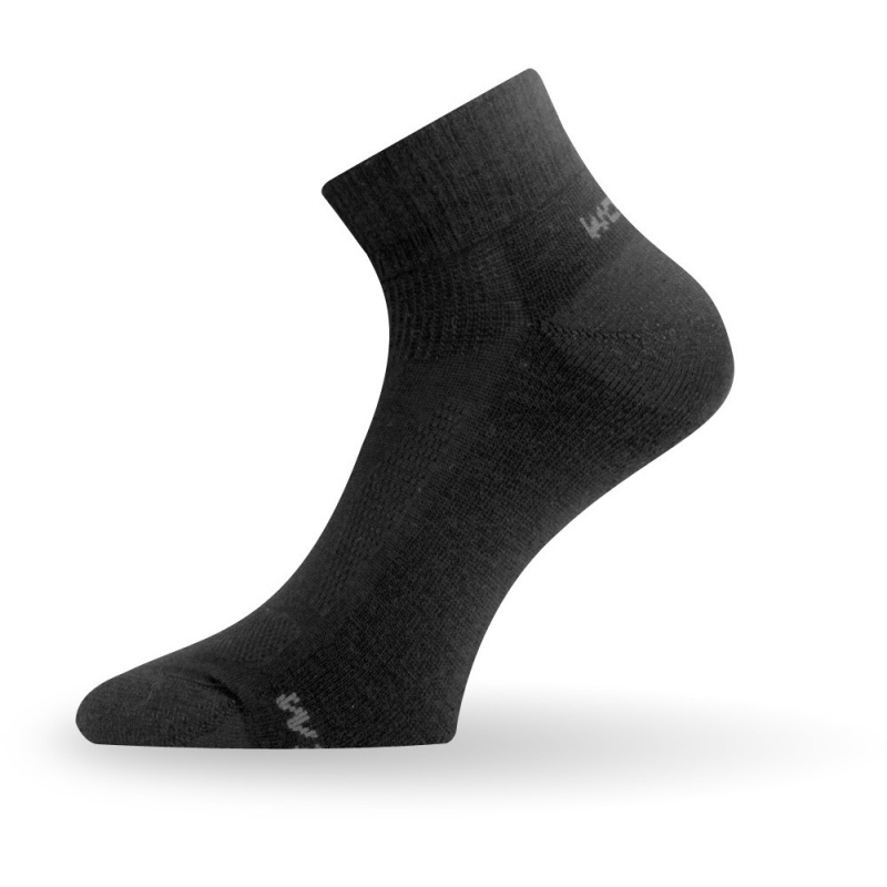 Merino ponožky LASTING Wdl černé Velikost: (38-41) M