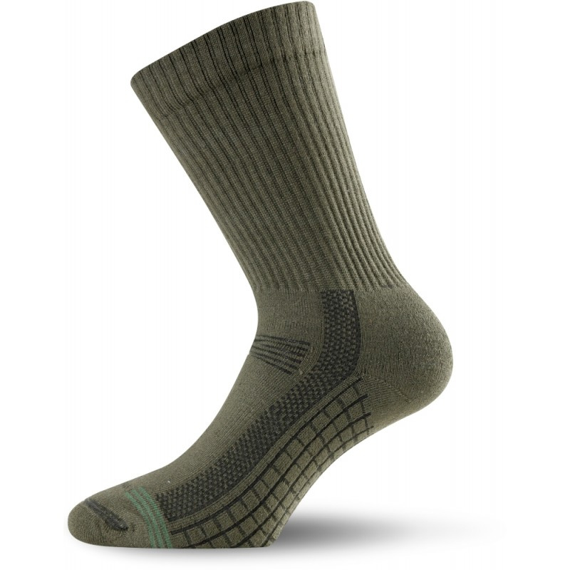 Bambusové ponožky LASTING Tsr khaki Velikost: (34-37) S