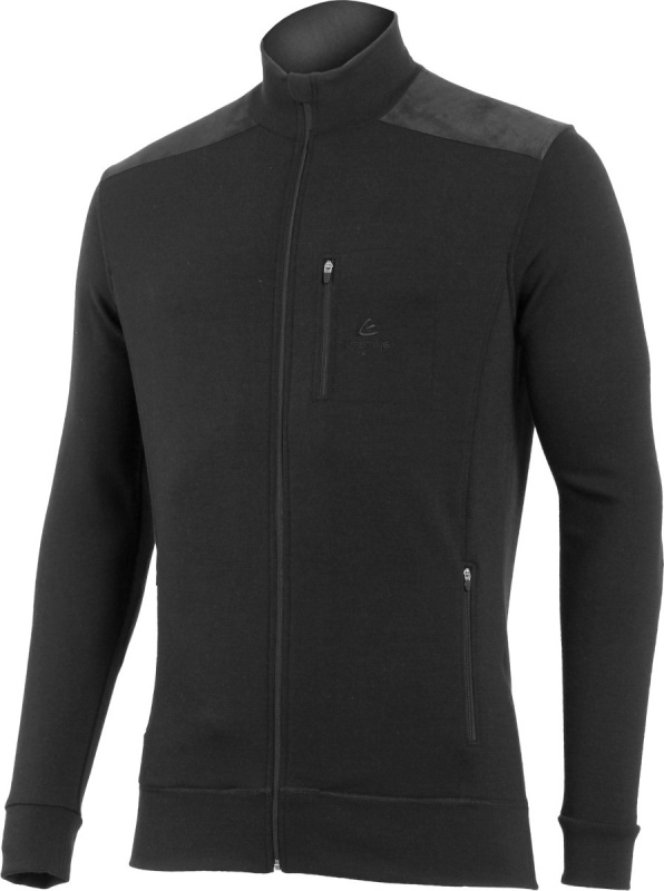Pánská merino mikina LASTING Hubert černá Velikost: 3XL