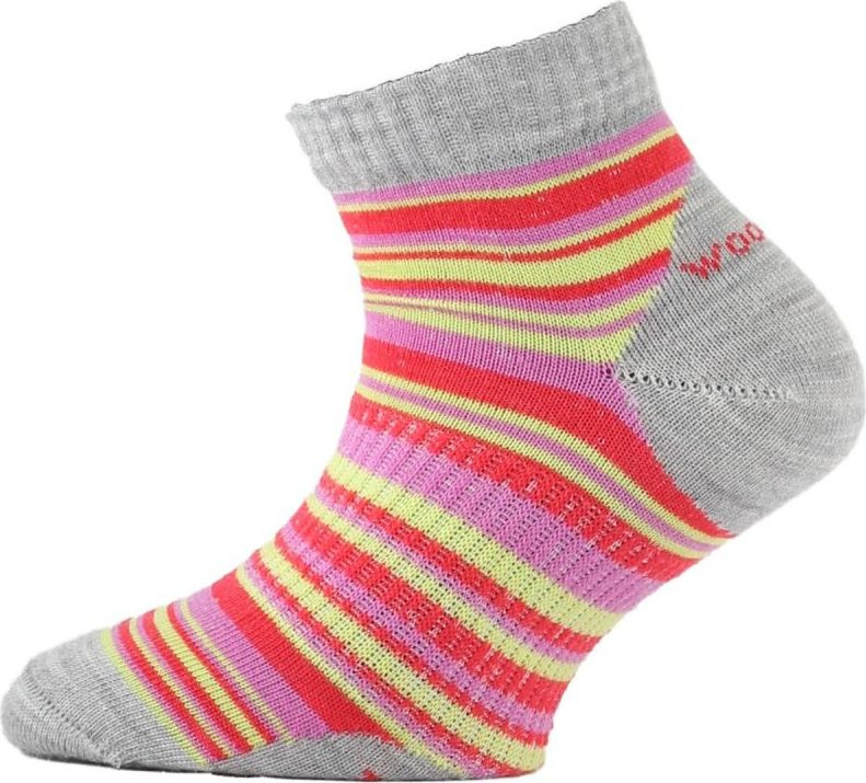 Dětské merino ponožky LASTING Tjp červené Velikost: (24-28) XXS