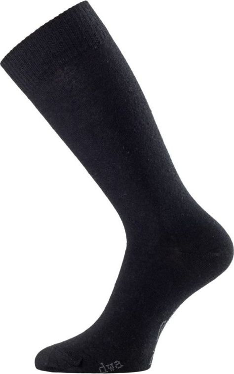 Merino ponožky LASTING Dwa černé Velikost: (42-45) L