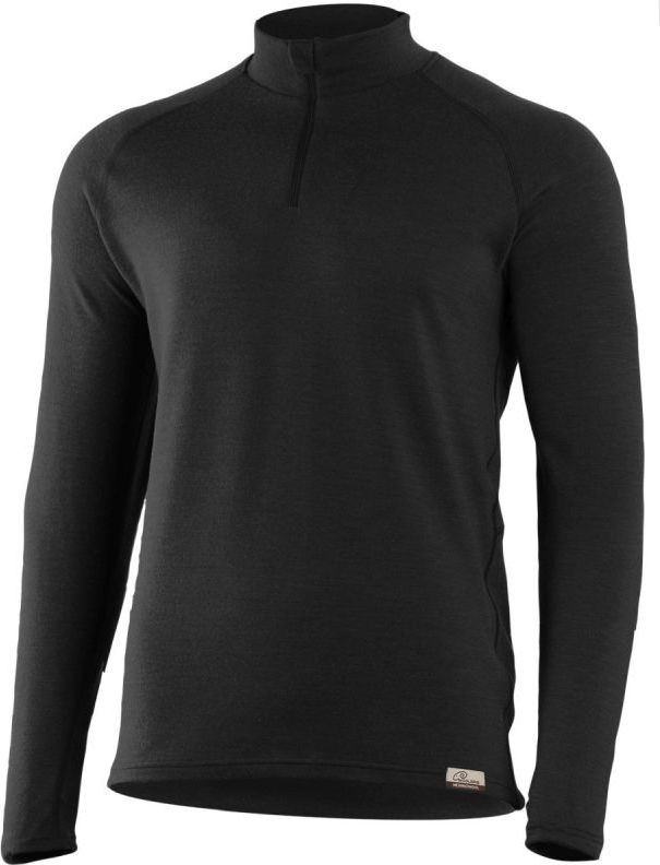 Pánská merino mikina LASTING Wary černá Velikost: XXXL
