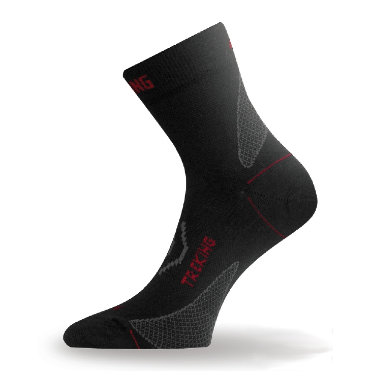Merino ponožky LASTING Tnw černé Velikost: (46-49) XL