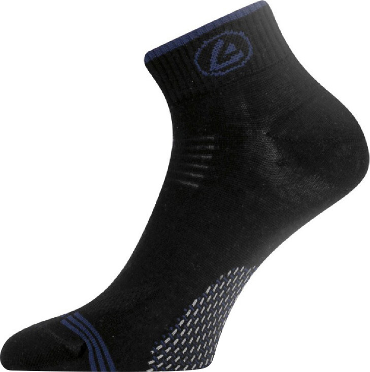 ABD ponožky pro aktivní sport Lasting černá / modrá XL