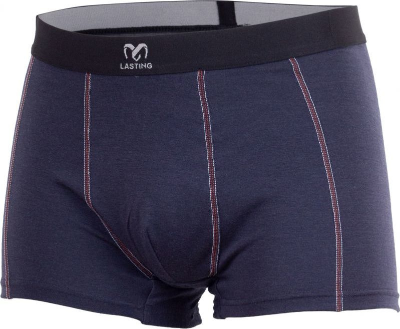 Pánské merino boxerky LASTING Noko modré Velikost: L