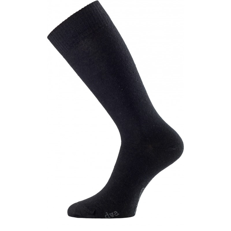 Merino ponožky LASTING Dwa černé Velikost: (46-49) XL