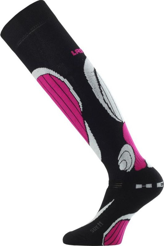 Lyžařské podkolenky LASTING Sbp černé Velikost: (38-41) M