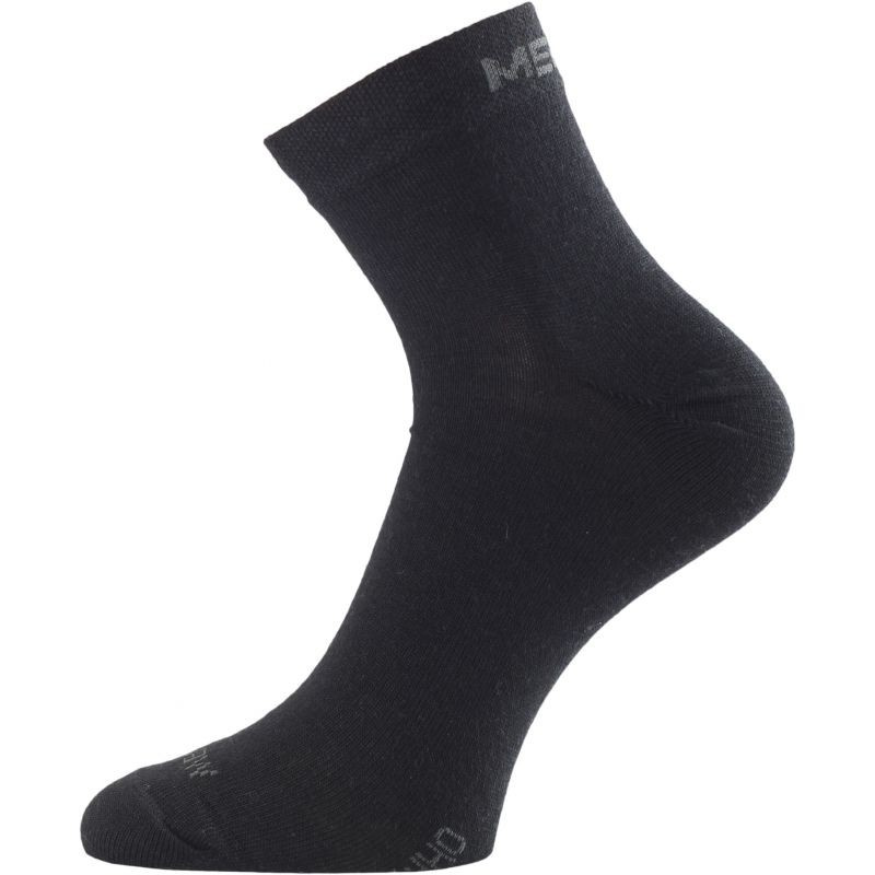 Merino ponožky LASTING Who černé Velikost: (42-45) L