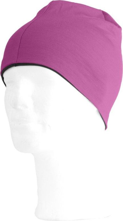 Merino čepice LASTING Bony fialová/černá Velikost: L/XL