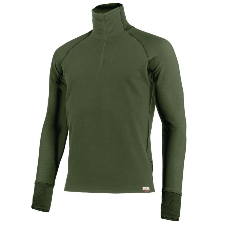 Pánská merino mikina LASTING Leo zelená Velikost: XL