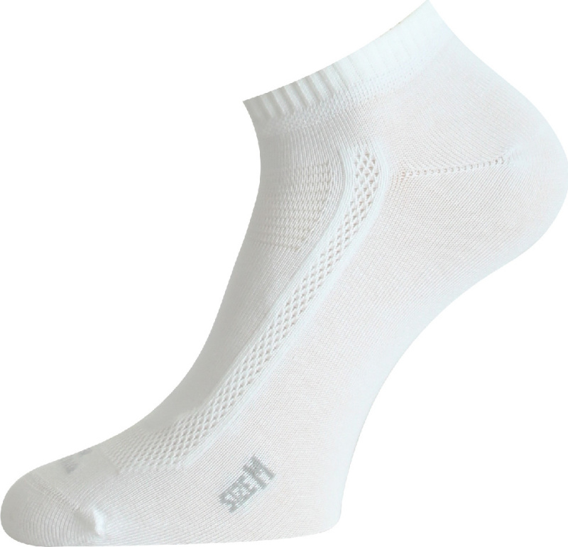 Unisex bavlněné ponožky LASTING Ara bílé/2 páry Velikost: M