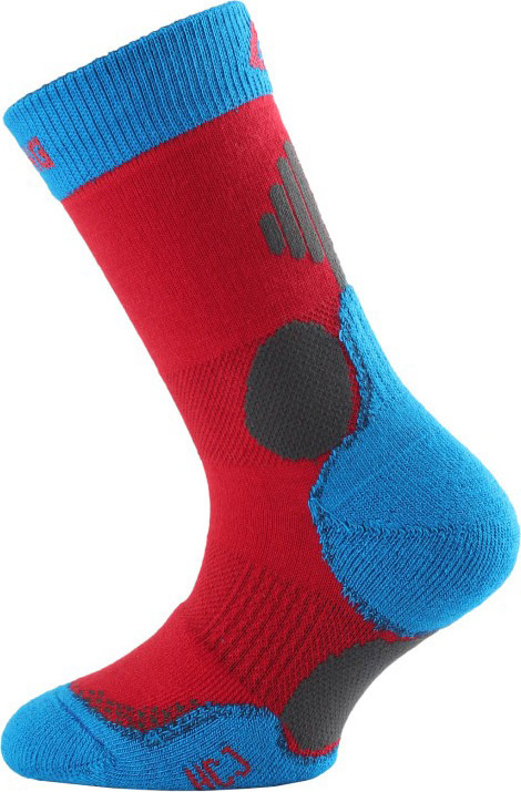 Dětské hokejové ponožky LASTING Hcj červená Velikost: XXS