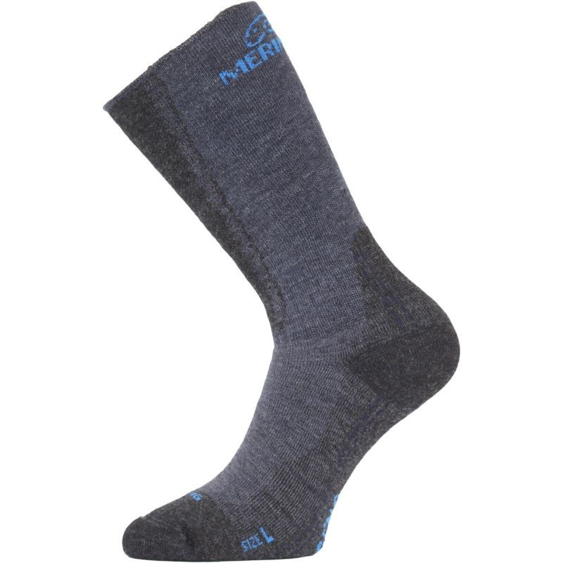 Merino ponožky LASTING Wsm modré Velikost: (38-41) M