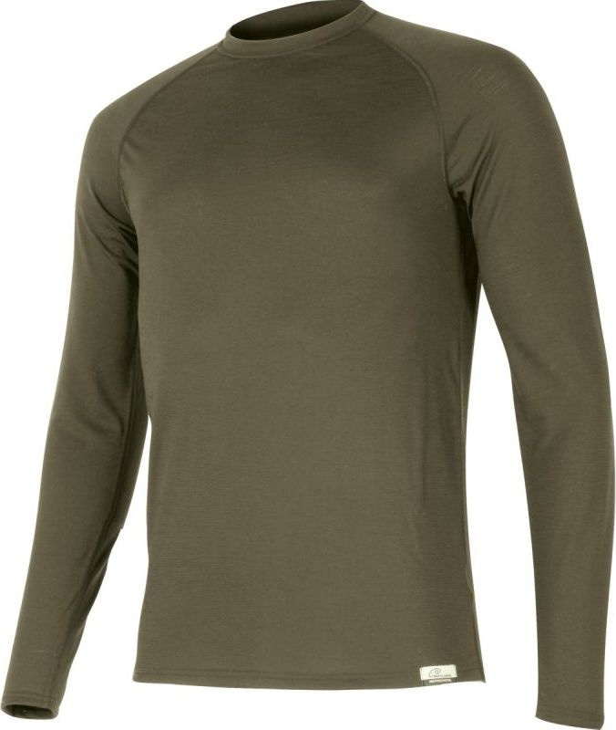 Pánské merino triko LASTING Atar zelené Velikost: XL