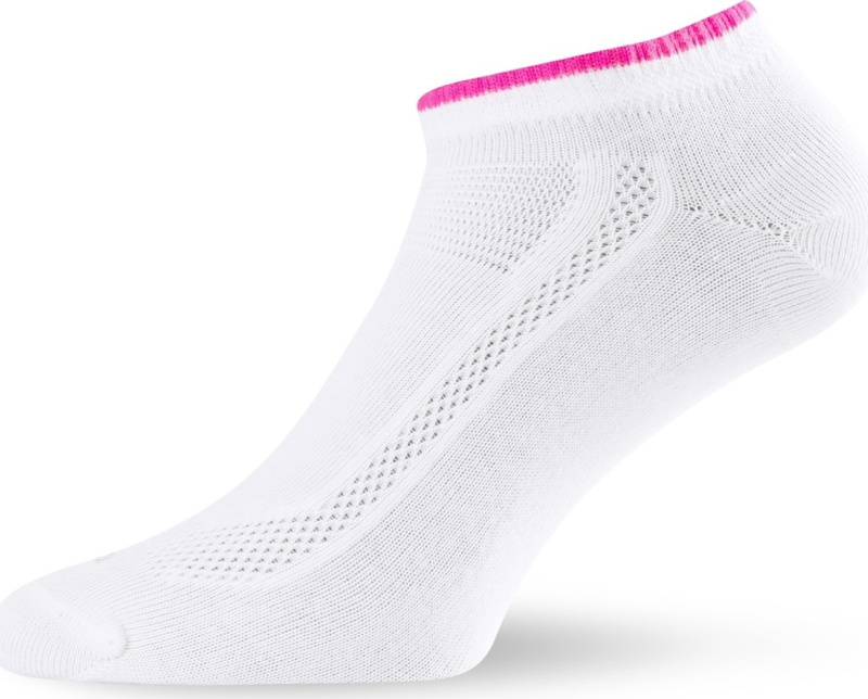 Unisex bavlněné ponožky LASTING Ara bílé/2 páry Velikost: L