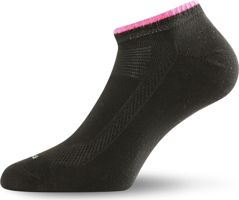 Unisex bavlněné ponožky LASTING Ara černé/2 páry Velikost: M