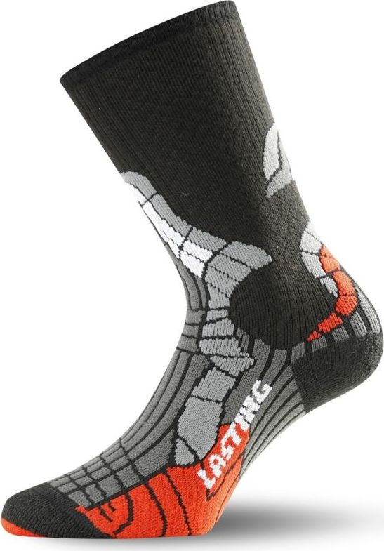 Lyžařské podkolenky LASTING Sci černé Velikost: (42-45) L