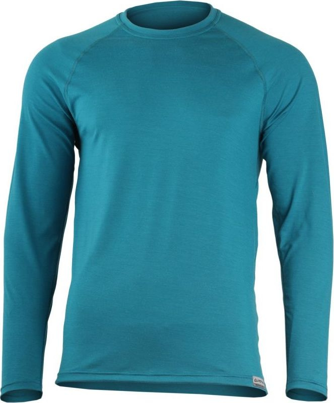 Pánské merino triko LASTING Atar modré Velikost: L