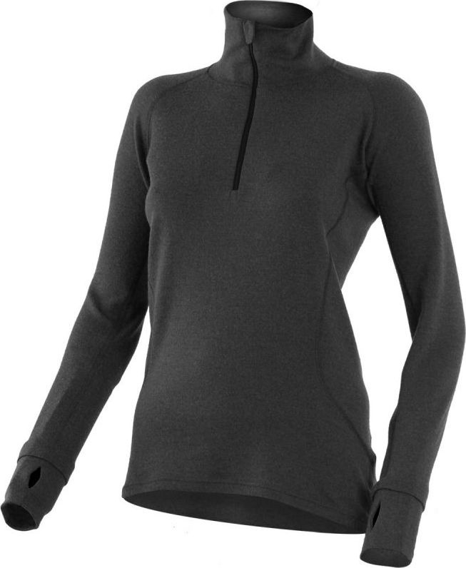 Dámská merino mikina LASTING Emily černá Velikost: XL