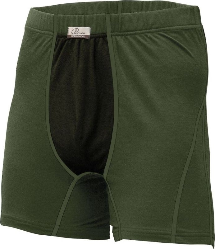 Pánské merino boxerky LASTING Nico+ zelené Velikost: XL