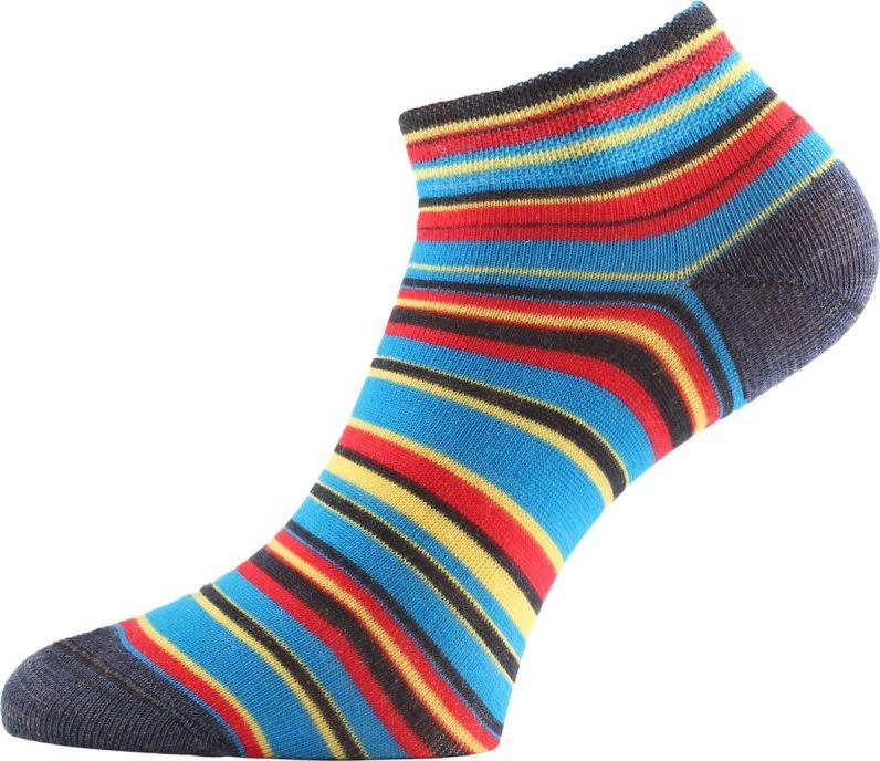 Funkční ponožky LASTING Duha proužkované Velikost: (38-41) M