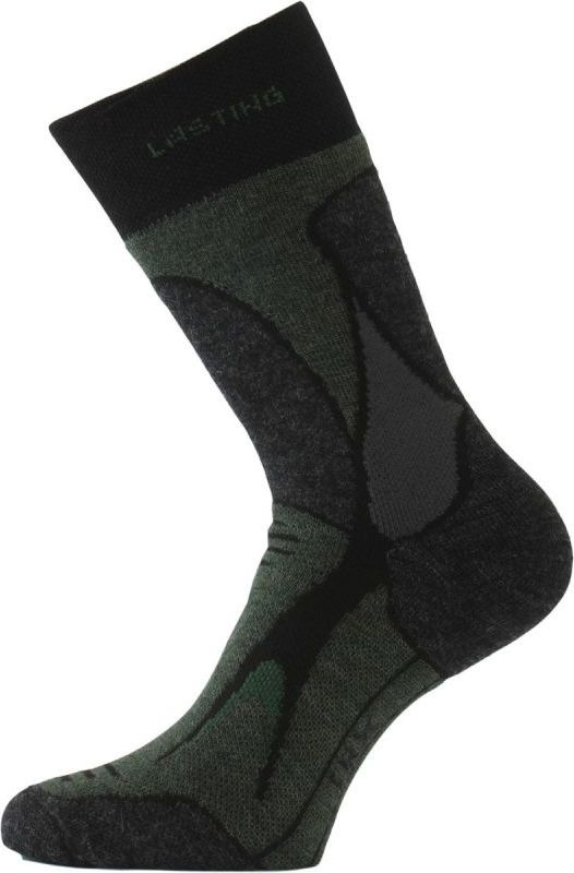 Merino ponožky LASTING Trx černé Velikost: (46-49) XL