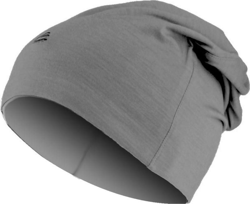 Unisex merino čepice LASTING Boly šedá Velikost: S/M