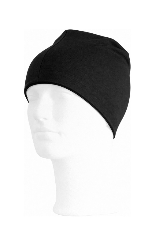 Unisex merino čepice LASTING Bony černá Velikost: S/M