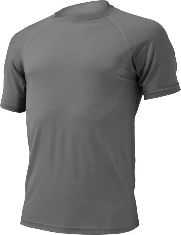 Pánské merino triko LASTING Quido šedé Velikost: M