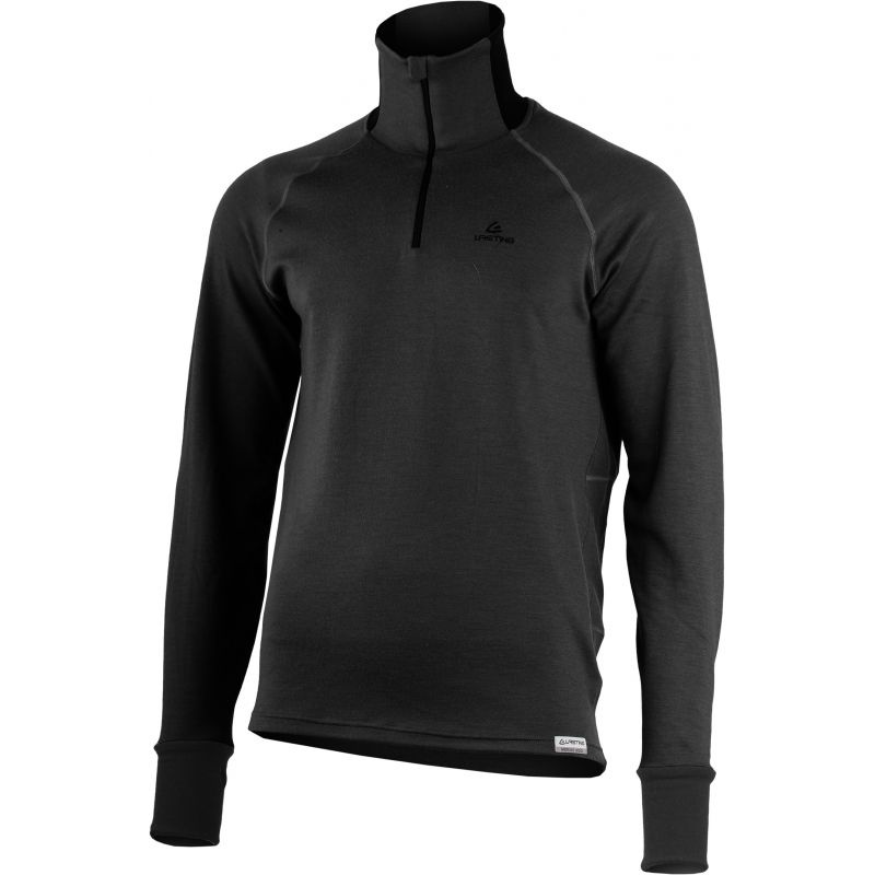 Pánská merino mikina LASTING Leo černá Velikost: XL