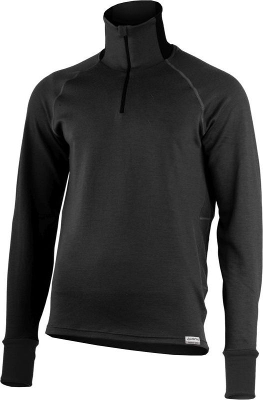 LASTING pánská merino mikina LEO černá Velikost: XXL