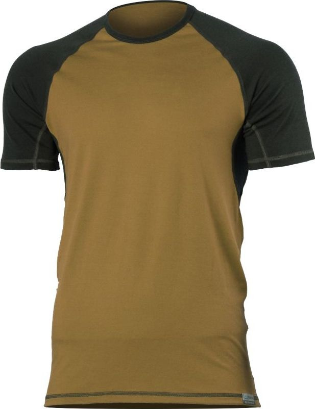 Pánské merino triko LASTING  Oto pískové Velikost: XL