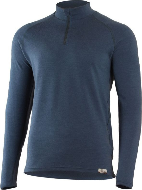 Pánská merino mikina LASTING Wary modrá Velikost: XL