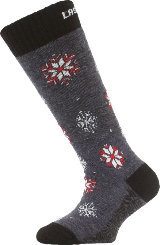 Dětské merino lyžařské ponožky LASTING Sja modré Velikost: (29-33) XS
