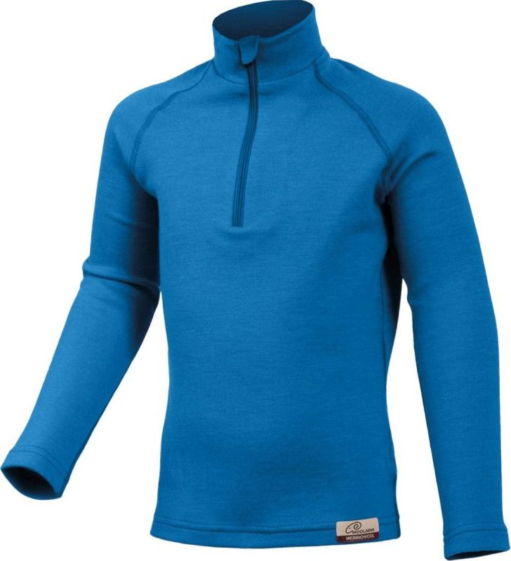 Dětská merino mikina LASTING Soly modrá Velikost: 140