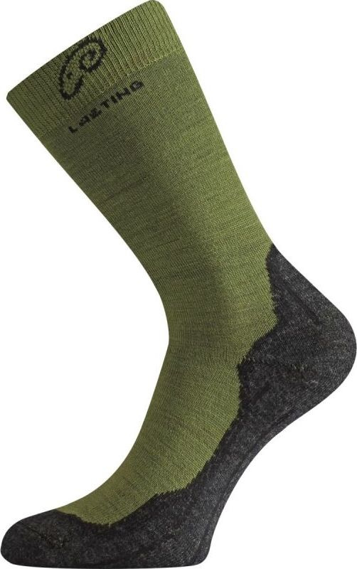 Merino ponožky LASTING Whi zelené Velikost: (34-37) S
