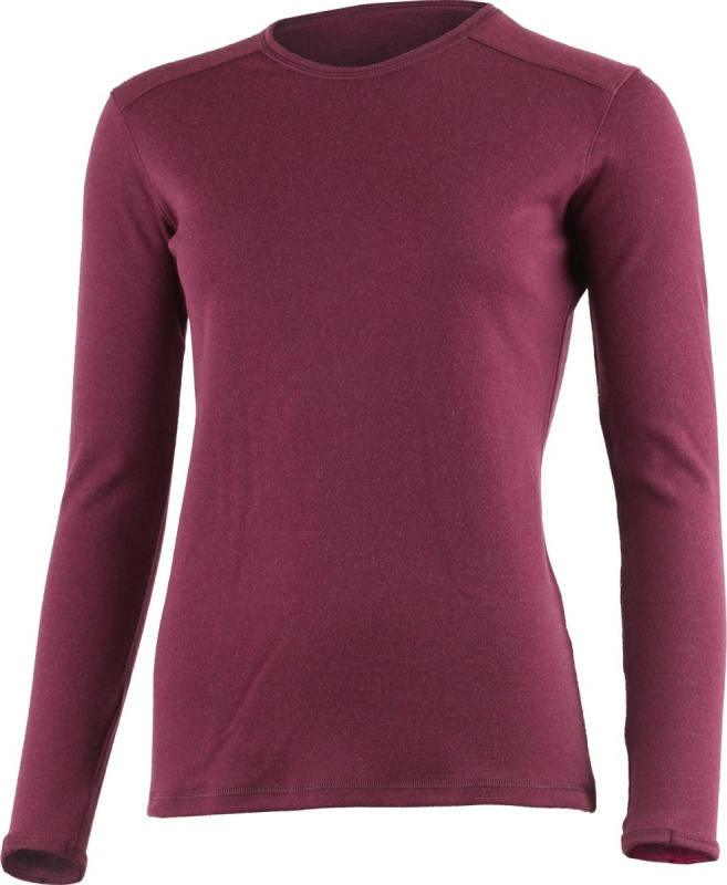 Dámská merino mikina LASTING Bela fialová Velikost: L