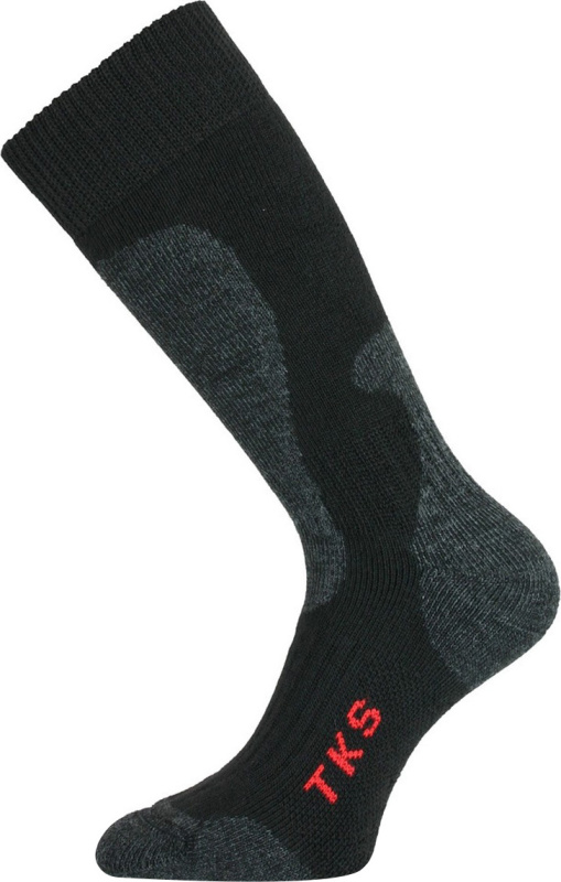Unisex trekingové ponožky LASTING TKS černé Velikost: (38-41) M