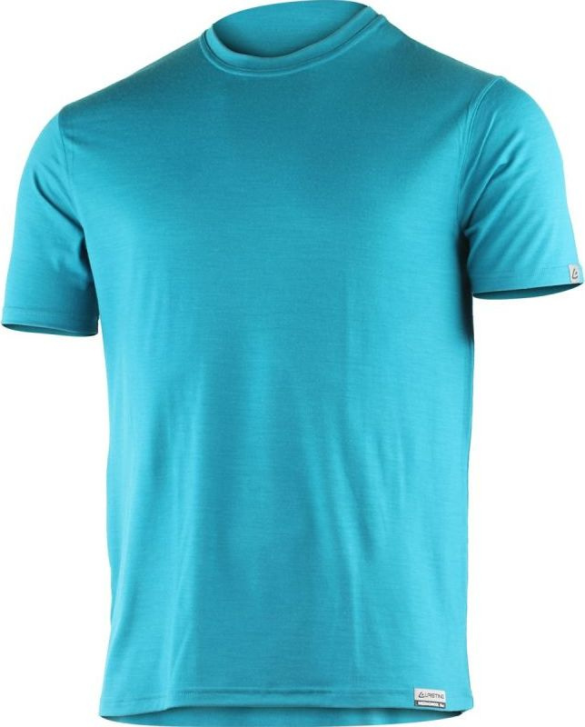 Pánské merino triko LASTING Chuan modré Velikost: L