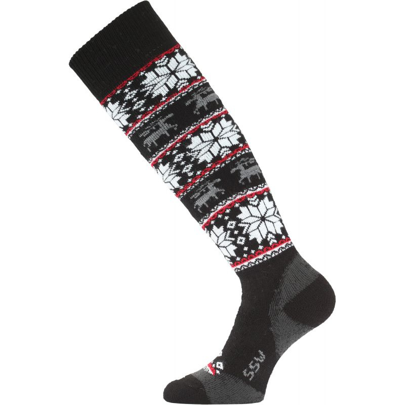 LASTING merino lyžařské podkolenky SSW černé Velikost: XL/46-49