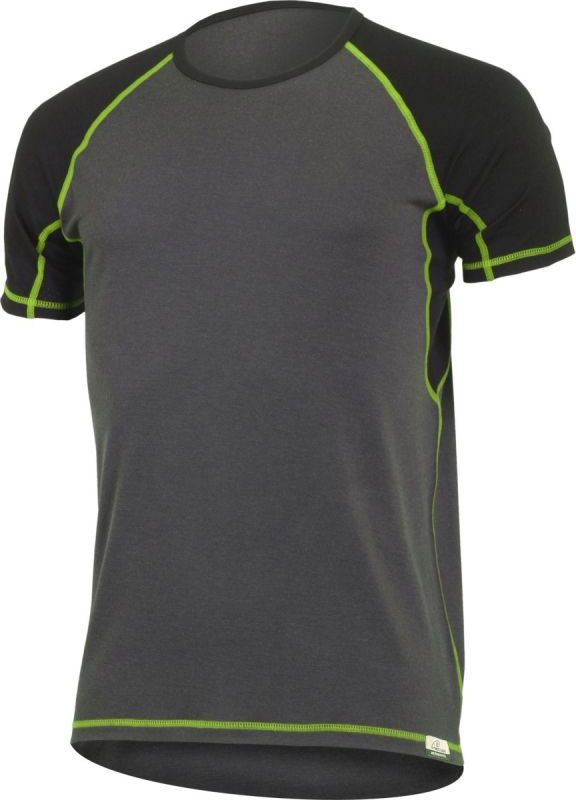 Pánské merino triko LASTING Oto šedé Velikost: M