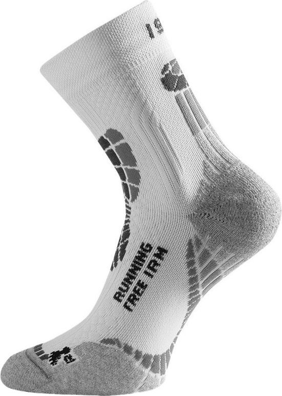 Běžecké ponožky LASTING Irm bílé Velikost: (46-49) XL
