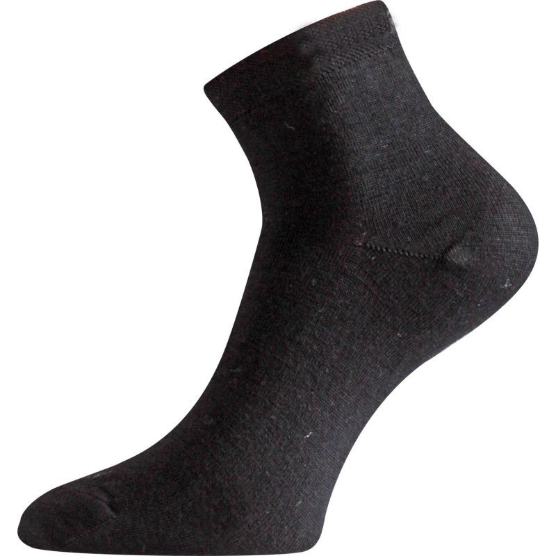 Merino ponožky LASTING Was černé Velikost: (38-41) M