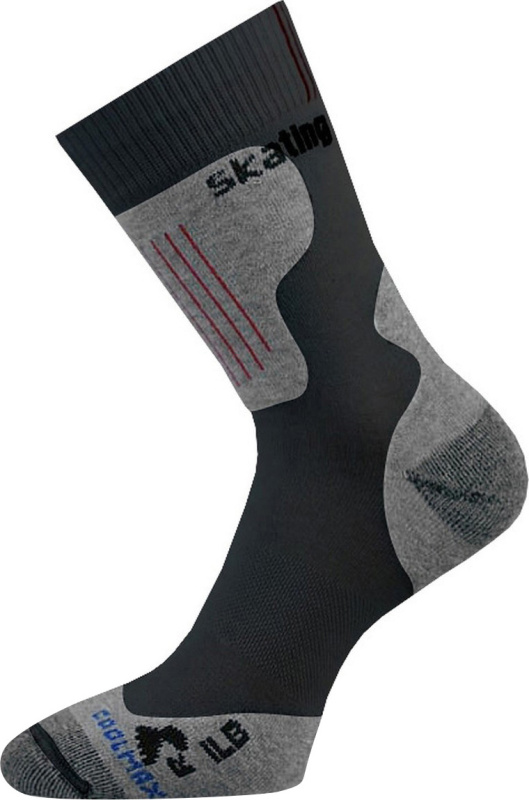 Funkční inline ponožky LASTING Ilb černé Velikost: (46-49) XL